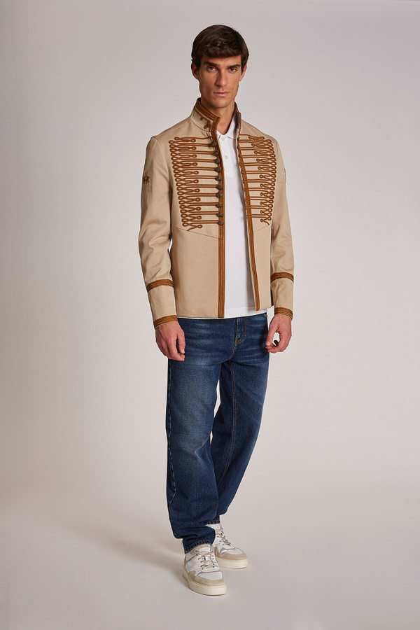 Veste homme style Royal British en coton, coupe classique - La Martina - Official Online Shop