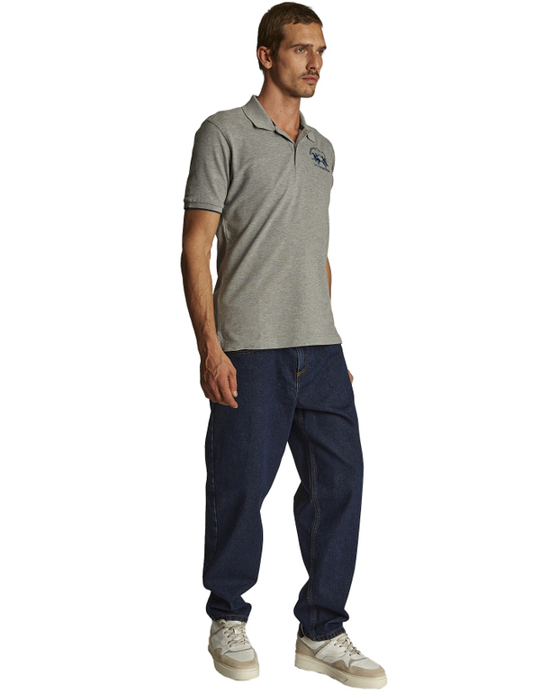 Men's comfort-fit 100% cotton jeans - La Martina - Official Online Shop