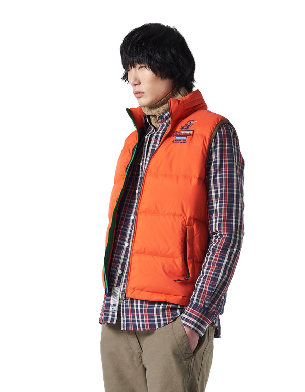 Men's wool-blend sleeveless down jacket | La Martina - Official Online Shop