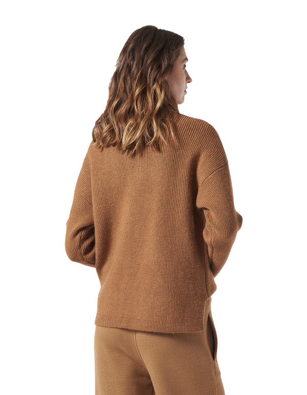 Rib-knit V-neck sweatshirt | La Martina - Official Online Shop