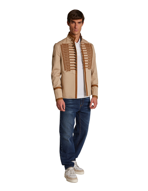 Men's regular-fit cotton Royal British jacket | La Martina - Official Online Shop