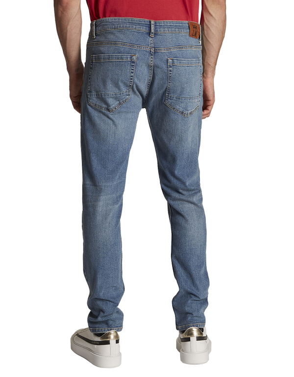 Men's regular-fit stretch cotton jeans | La Martina - Official Online Shop