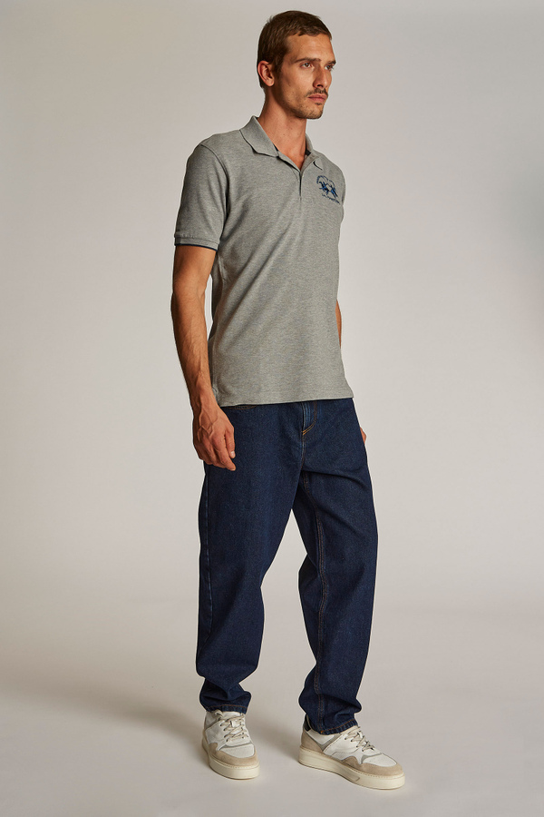 Men's comfort-fit 100% cotton jeans | La Martina - Official Online Shop