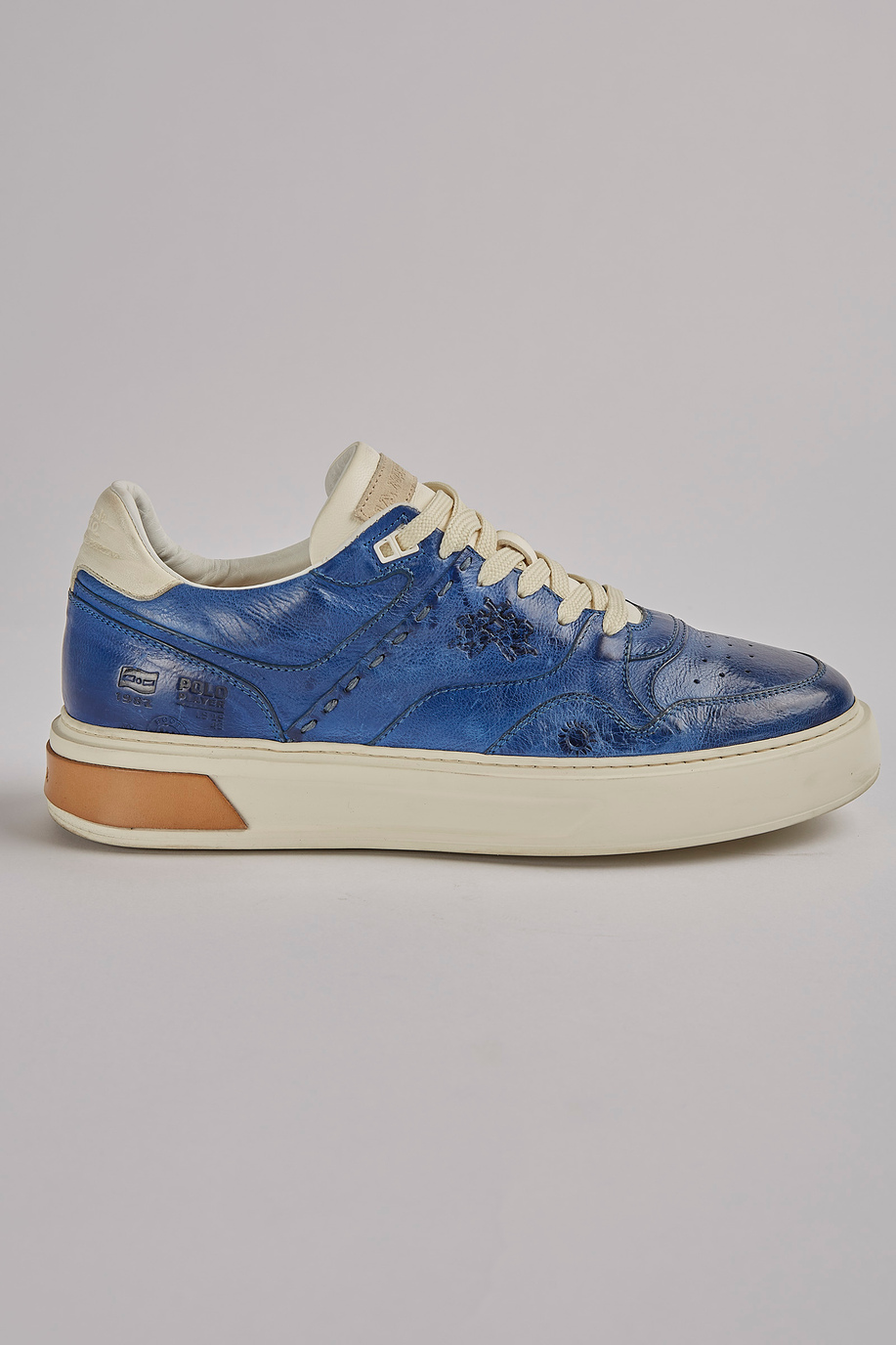 Eco-vegetable leather sneaker - Sneakers | La Martina - Official Online Shop