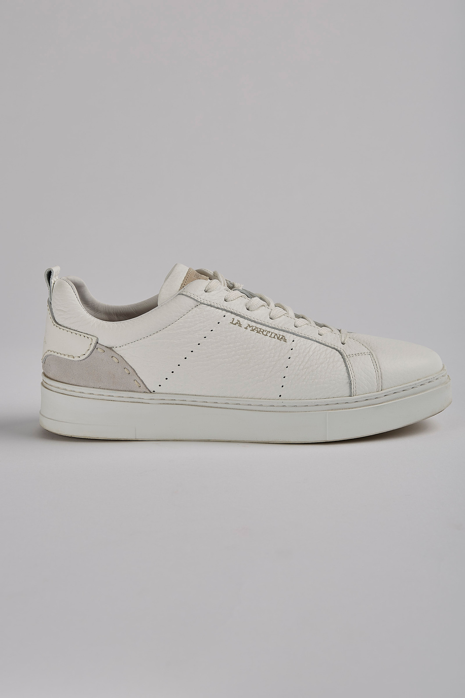 Vegetable eco-leather sneaker - Sneakers | La Martina - Official Online Shop