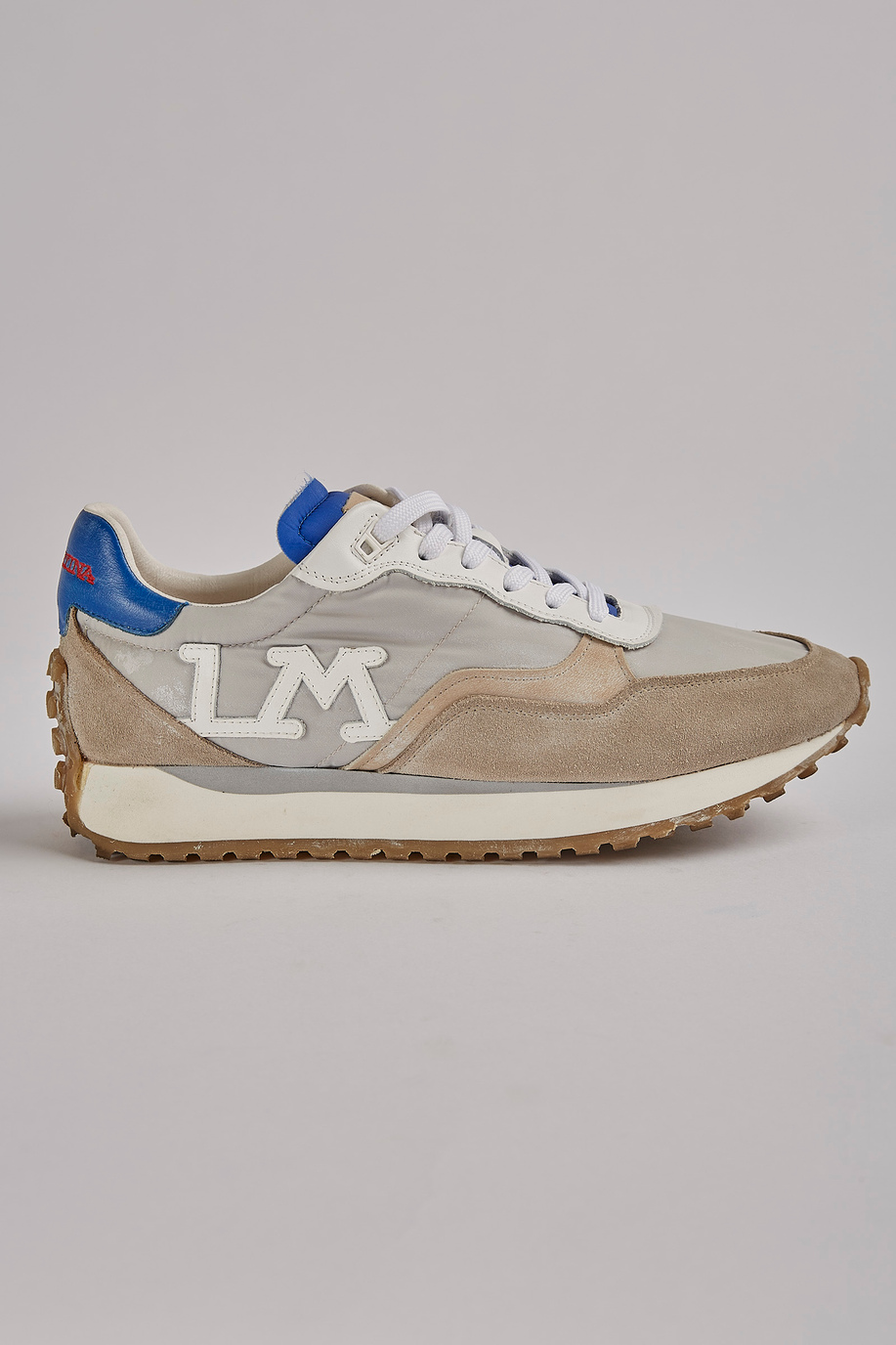 Sneaker aus Wildleder gemischt mit Stoff - no sale permanent | La Martina - Official Online Shop