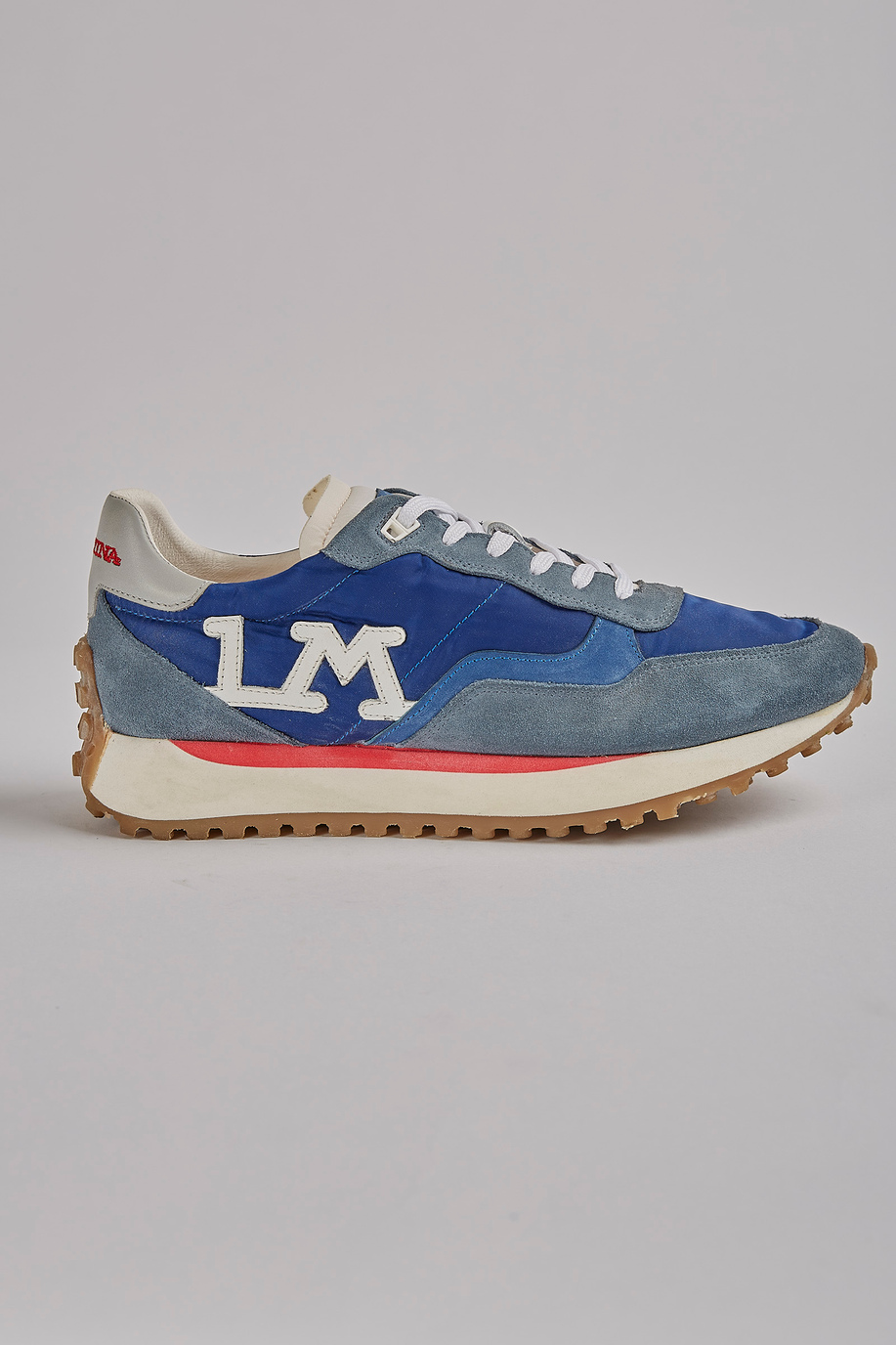 Mixed suede sneaker - Man shoes | La Martina - Official Online Shop