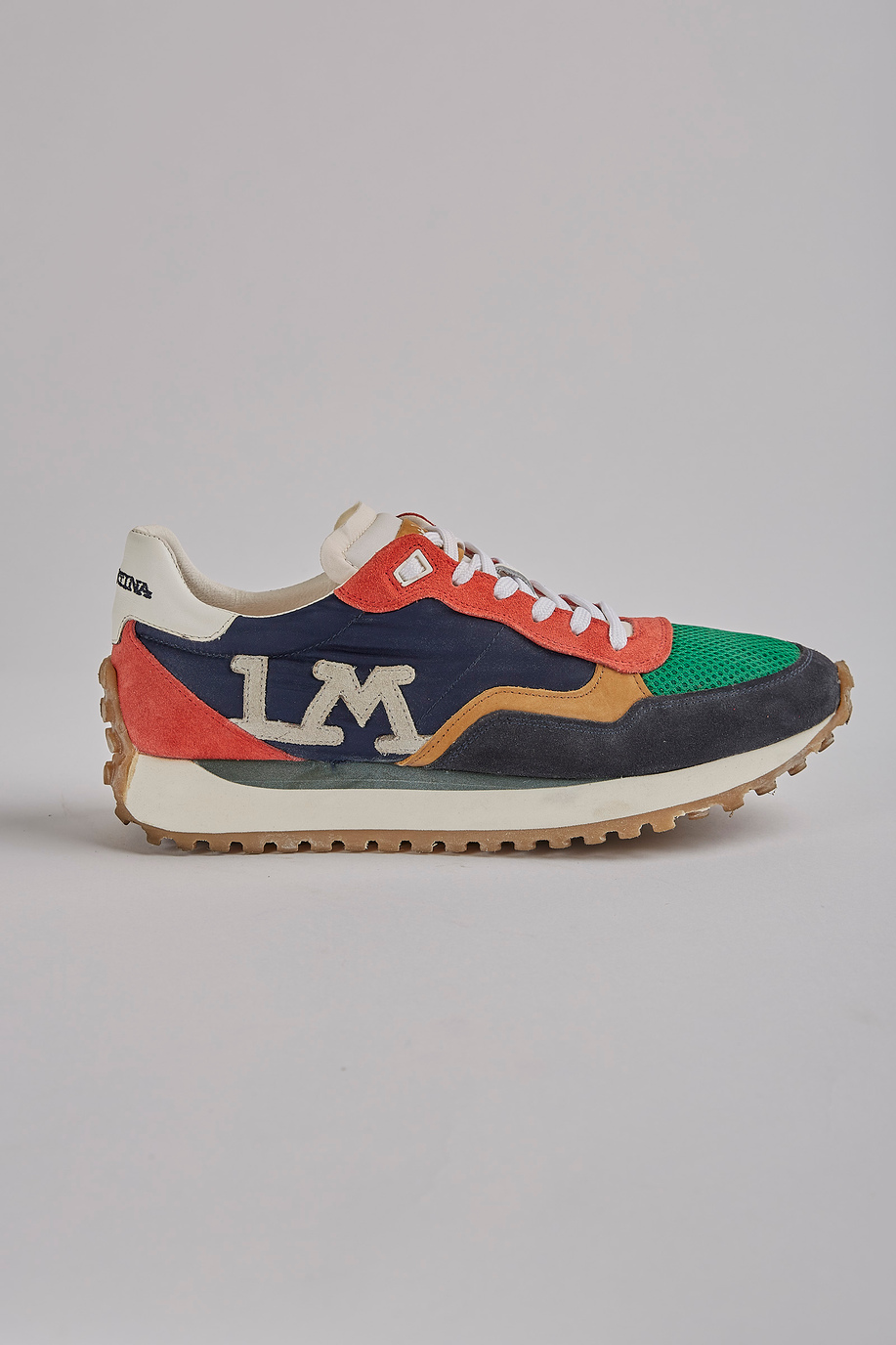 Sneaker aus Wildleder gemischt mit Stoff - Schuhe | La Martina - Official Online Shop