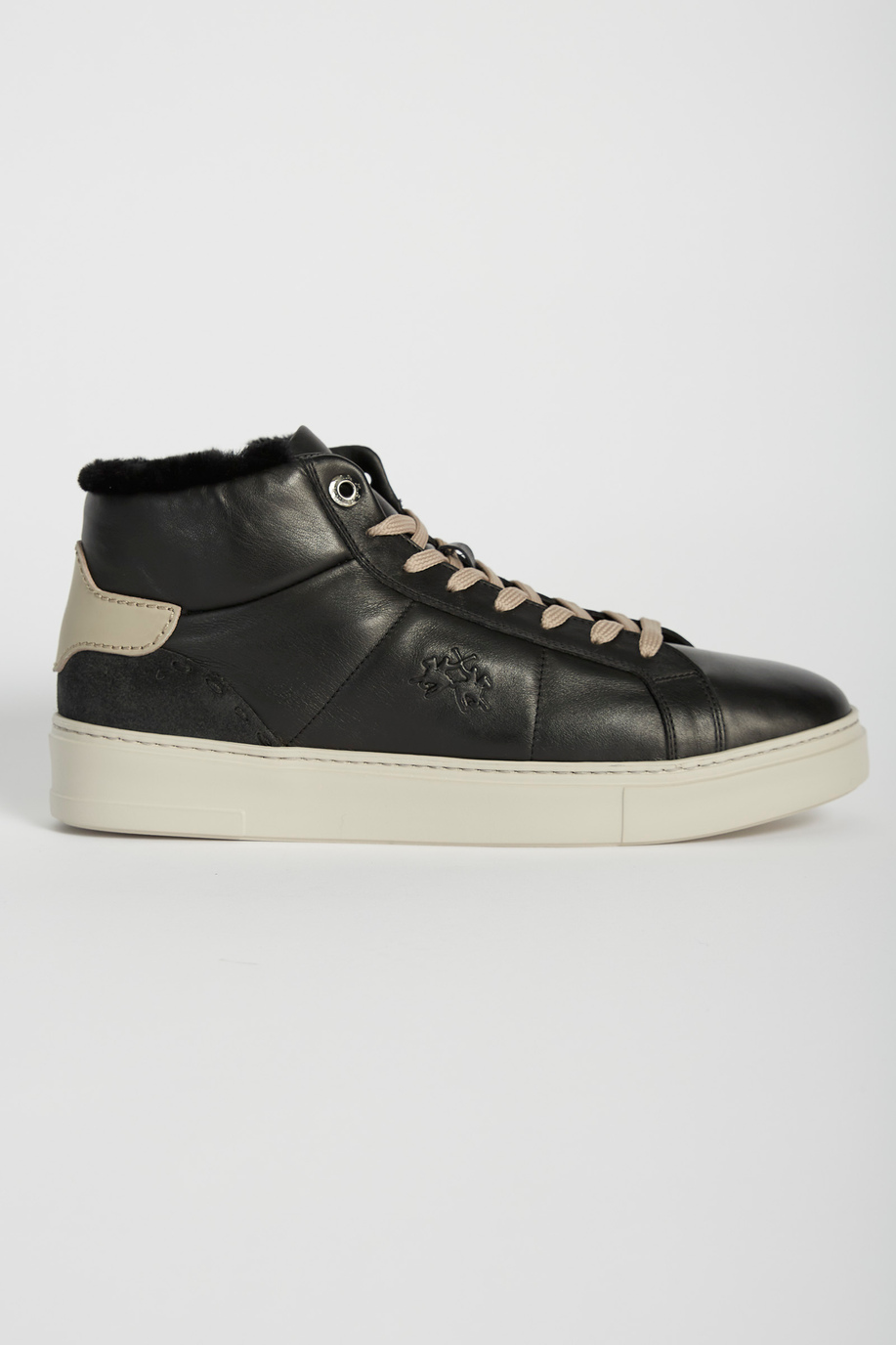 Sneaker aus Veloursleder - Schuhe | La Martina - Official Online Shop