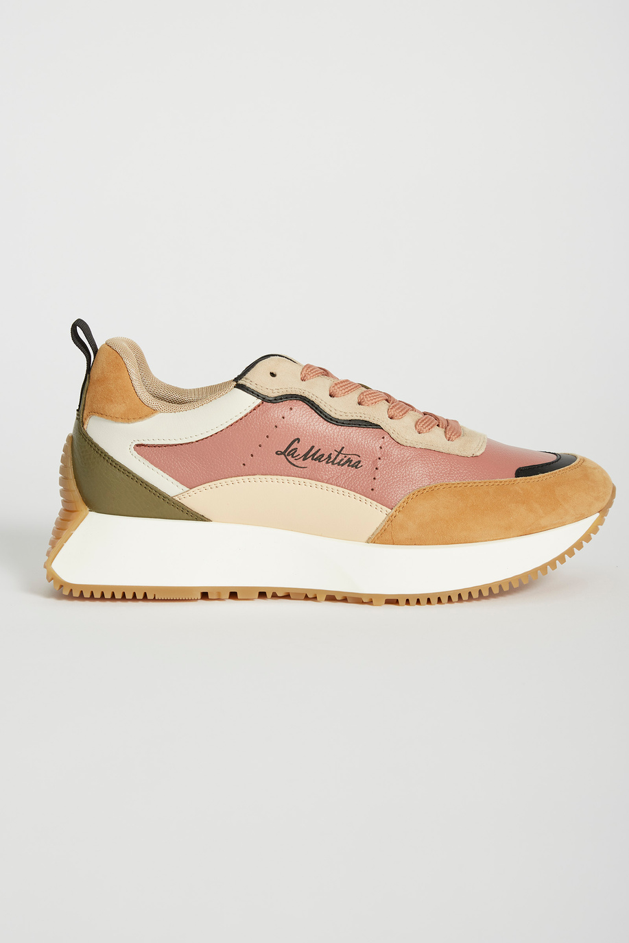 Women's colour-block trainers - Footwear | La Martina - Official Online Shop