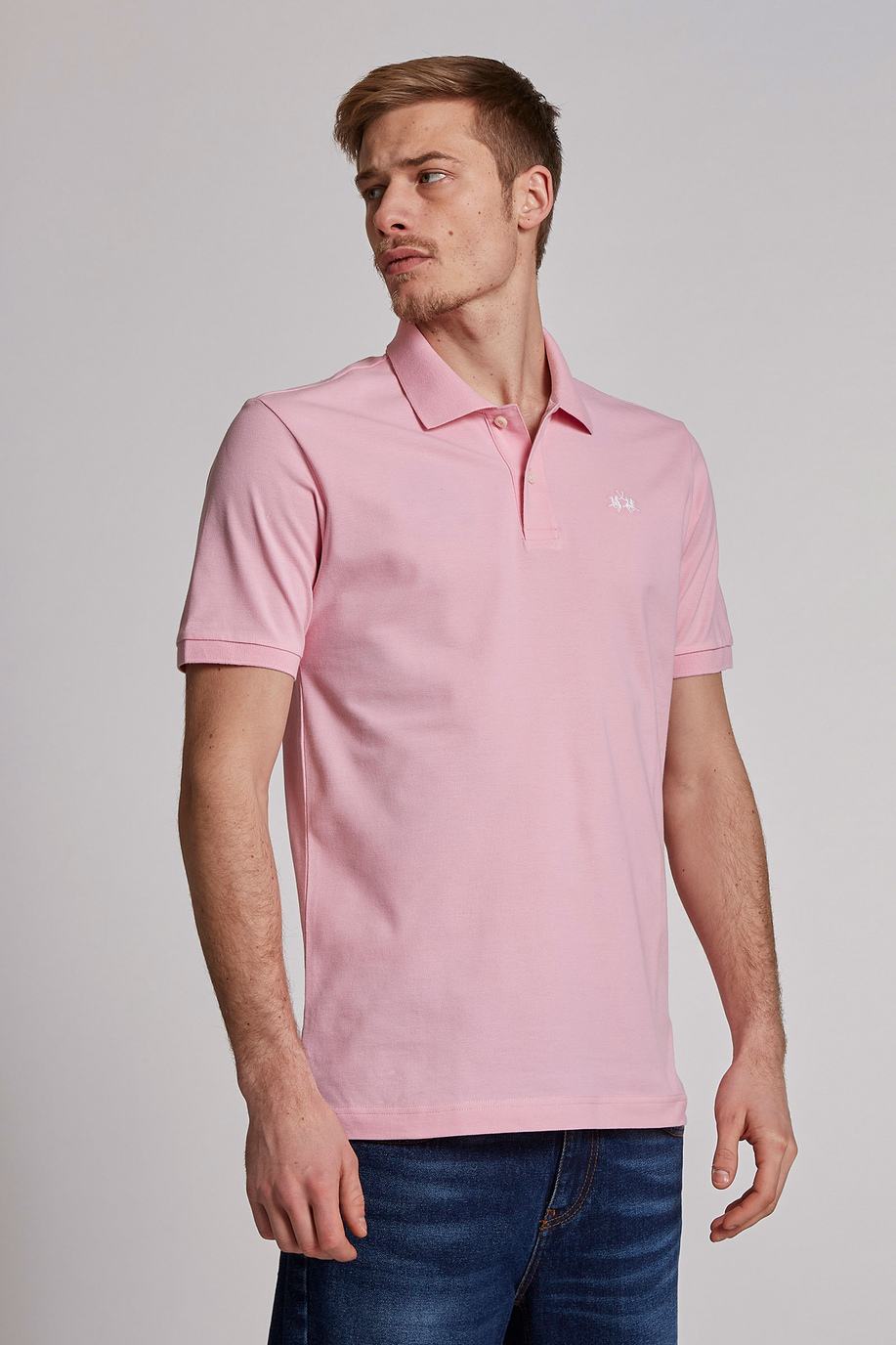 Regular-fit classic piqué polo shirt - BP + BR + CC (all seasons - never on sale) | La Martina - Official Online Shop
