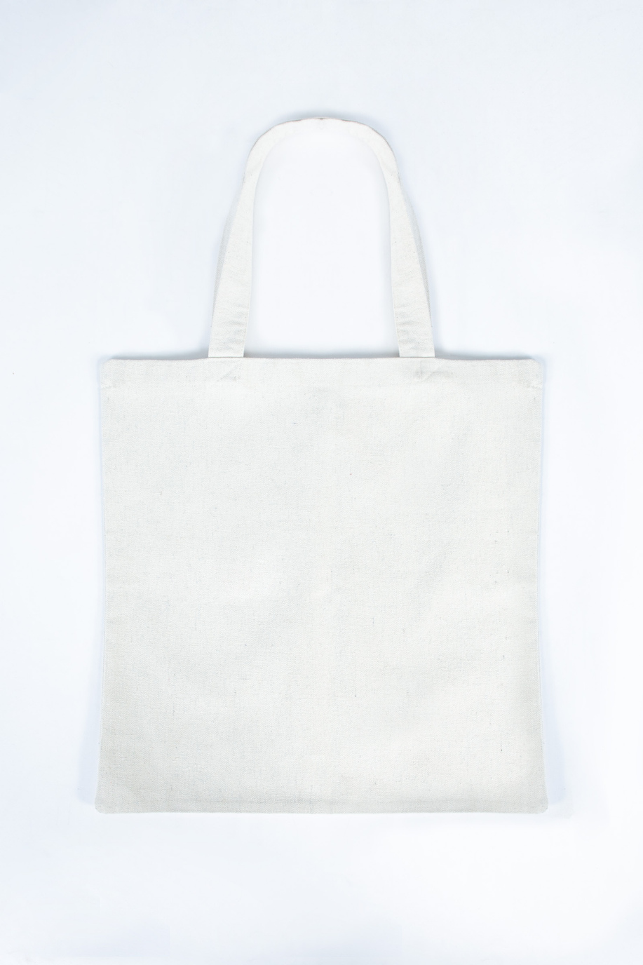 Unisex canvas tote bag with double handles