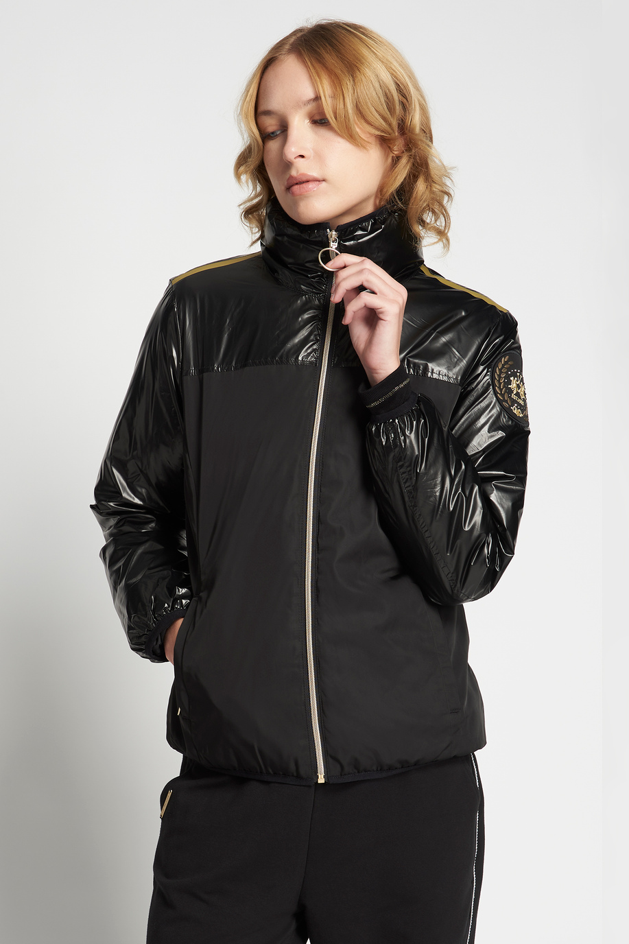 Women's regular-fit bomber jacket | La Martina - Official Online Shop