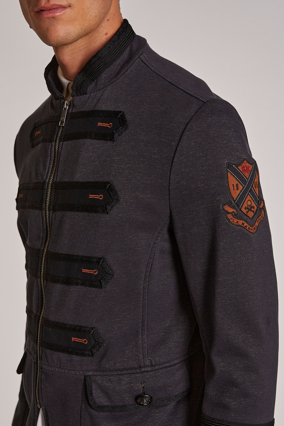 Men's regular-fit cotton Royal British jacket