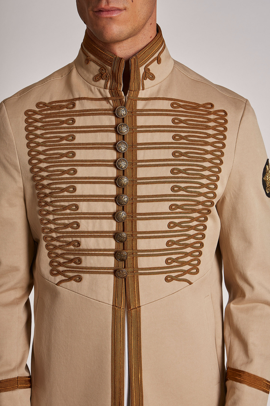 Men's regular-fit cotton Royal British jacket