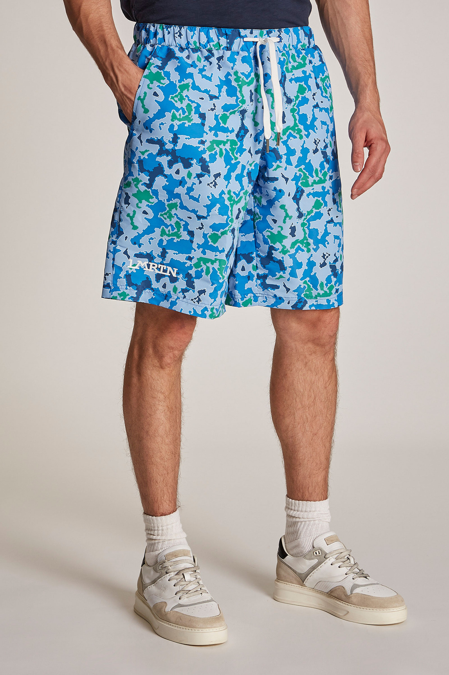 Men's comfort-fit Bermuda shorts - Swimwear | La Martina - Official Online Shop