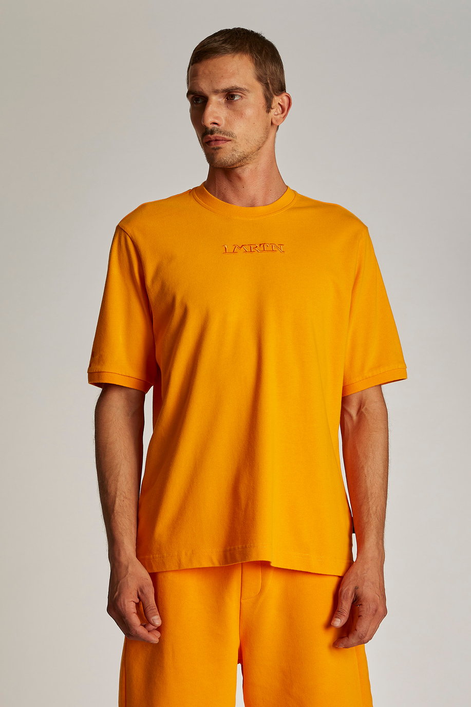 T-shirt homme en coton à manches courtes et coupe oversize - T-shirts | La Martina - Official Online Shop