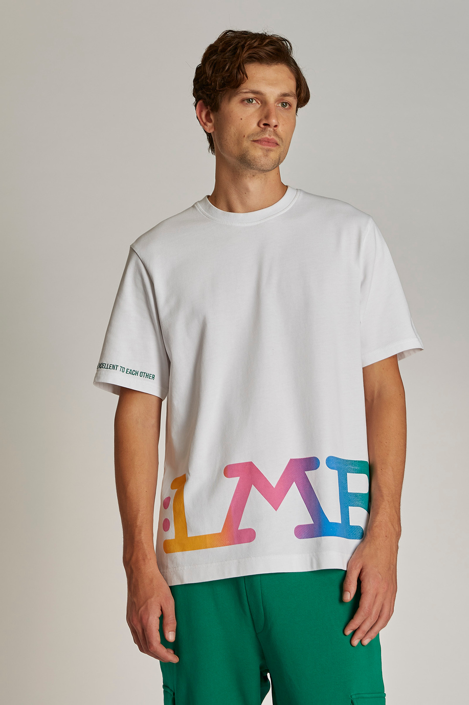T-shirt homme à manches courtes et coupe oversize - T-shirts | La Martina - Official Online Shop
