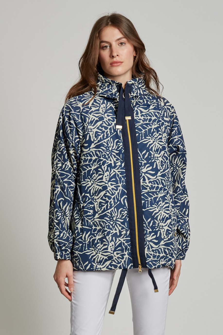 Women's long-sleeved regular-fit nylon jacket | La Martina - Official Online Shop