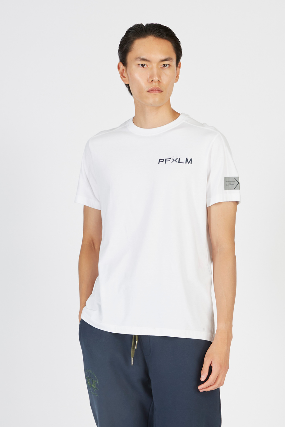 T-shirt uomo Pininfarina in cotone regular fit - Pininfarina X La Martina | La Martina - Official Online Shop