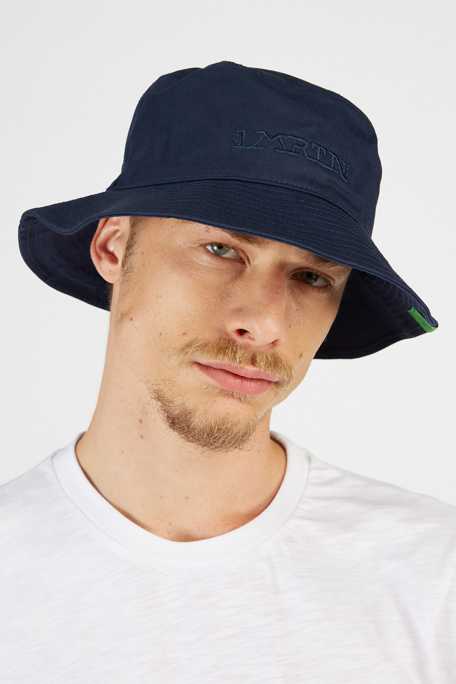 Regular-fit unisex cotton bucket hat - Preview  | La Martina - Official Online Shop