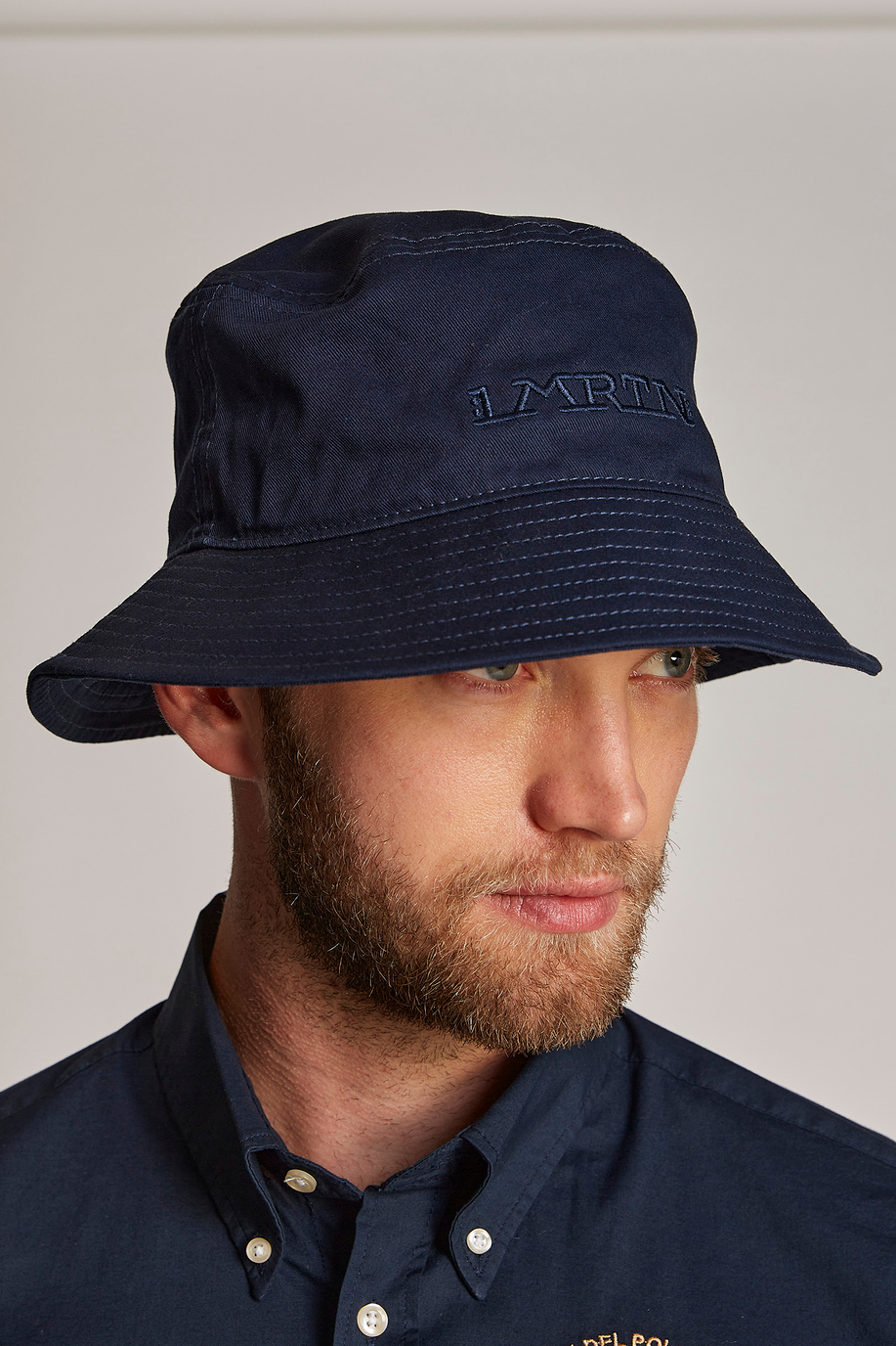 Regular-fit unisex cotton bucket hat - Accessories | La Martina - Official Online Shop