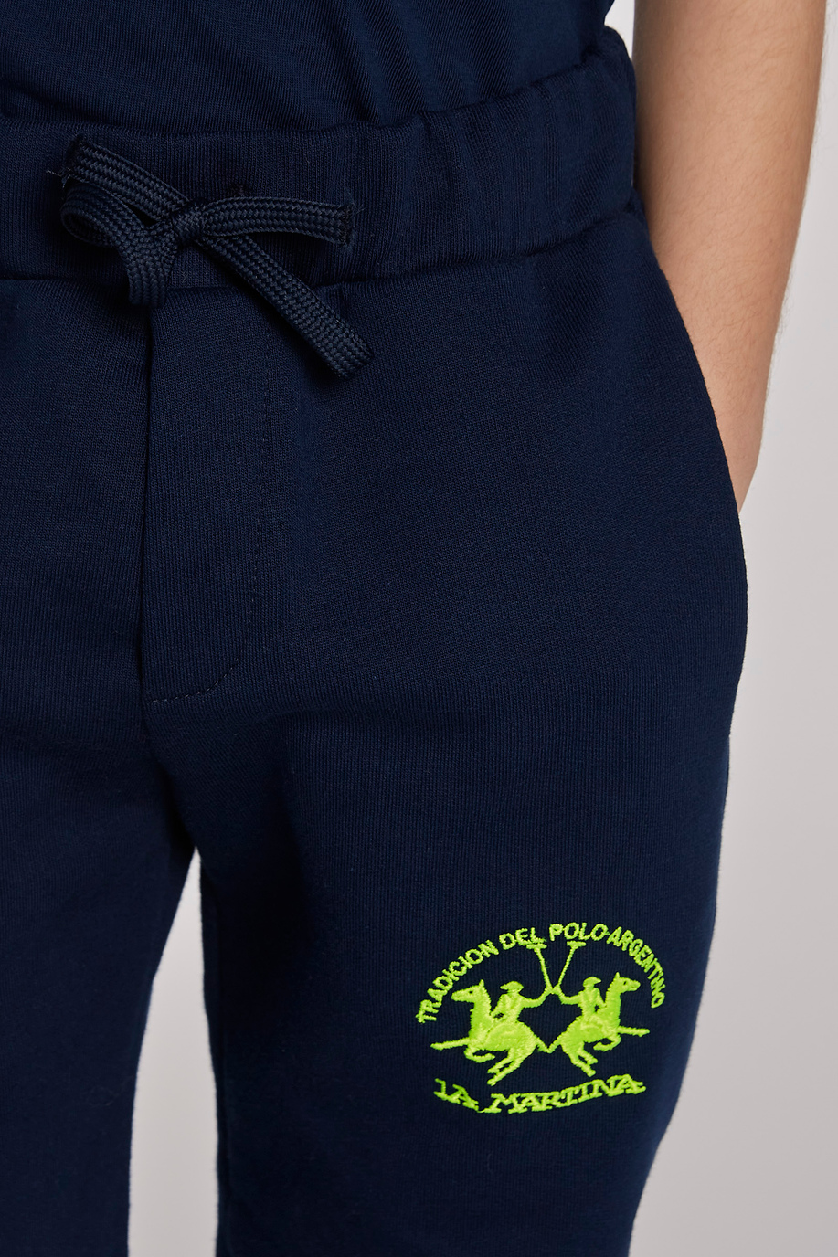 Solid jogger pants - Kids | La Martina - Official Online Shop