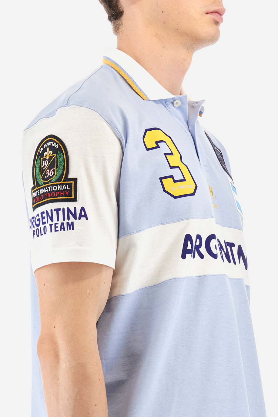 Kurzärmeliges Team-Poloshirt – Argentinien | La Martina - Official Online Shop