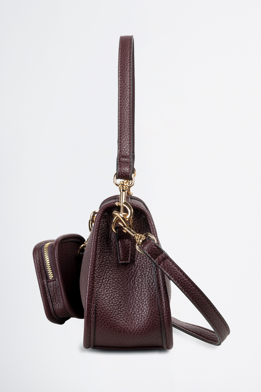 Double-shoulder bag in hammered PU fabric - Woman leather goods | La Martina - Official Online Shop
