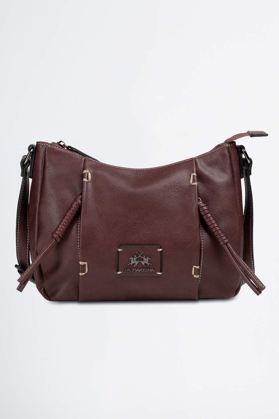 Smooth PU synthetic fabric shoulder bag - Woman leather goods | La Martina - Official Online Shop