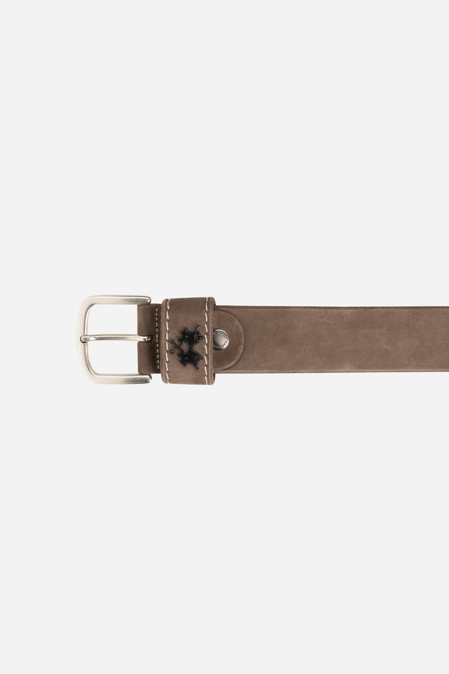 Brown leather belt - Accessories | La Martina - Official Online Shop