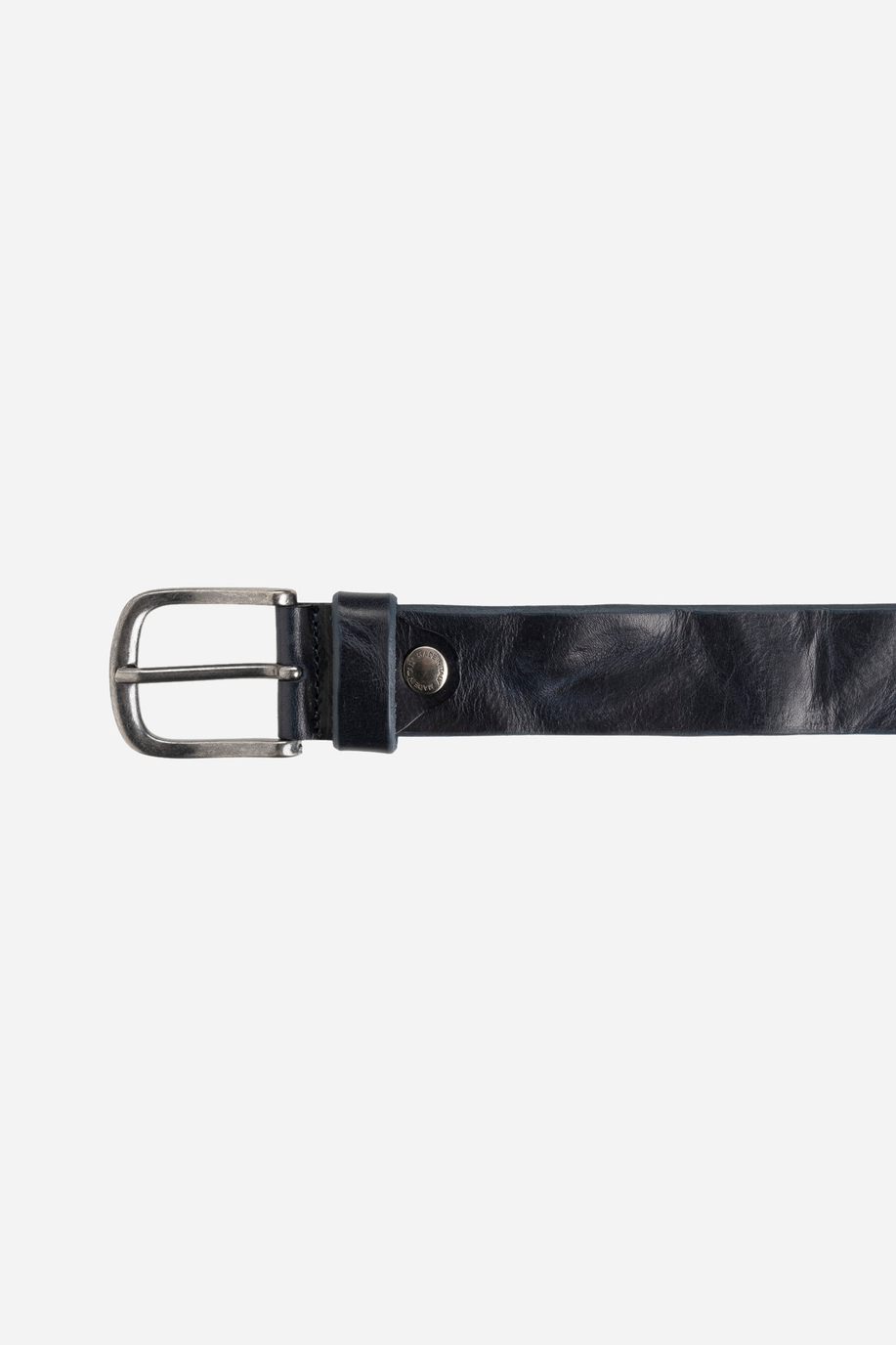 Blue leather belt - Accessories | La Martina - Official Online Shop