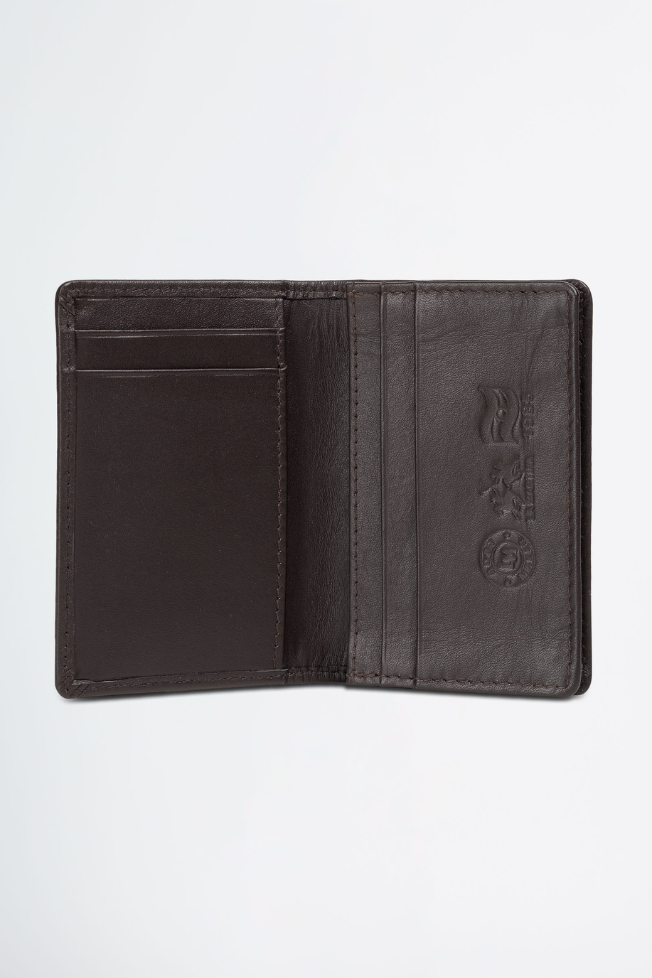 Men leather wallet in solid colour - Wallets and key chains | La Martina - Official Online Shop