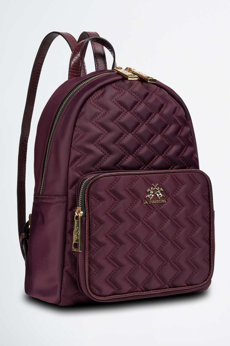 Backpack in synthetic quilted fabric - Accessories for her | La Martina - Official Online Shop