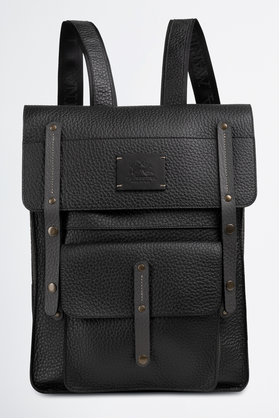 Backpack in calf leather leather - Man leather goods | La Martina - Official Online Shop