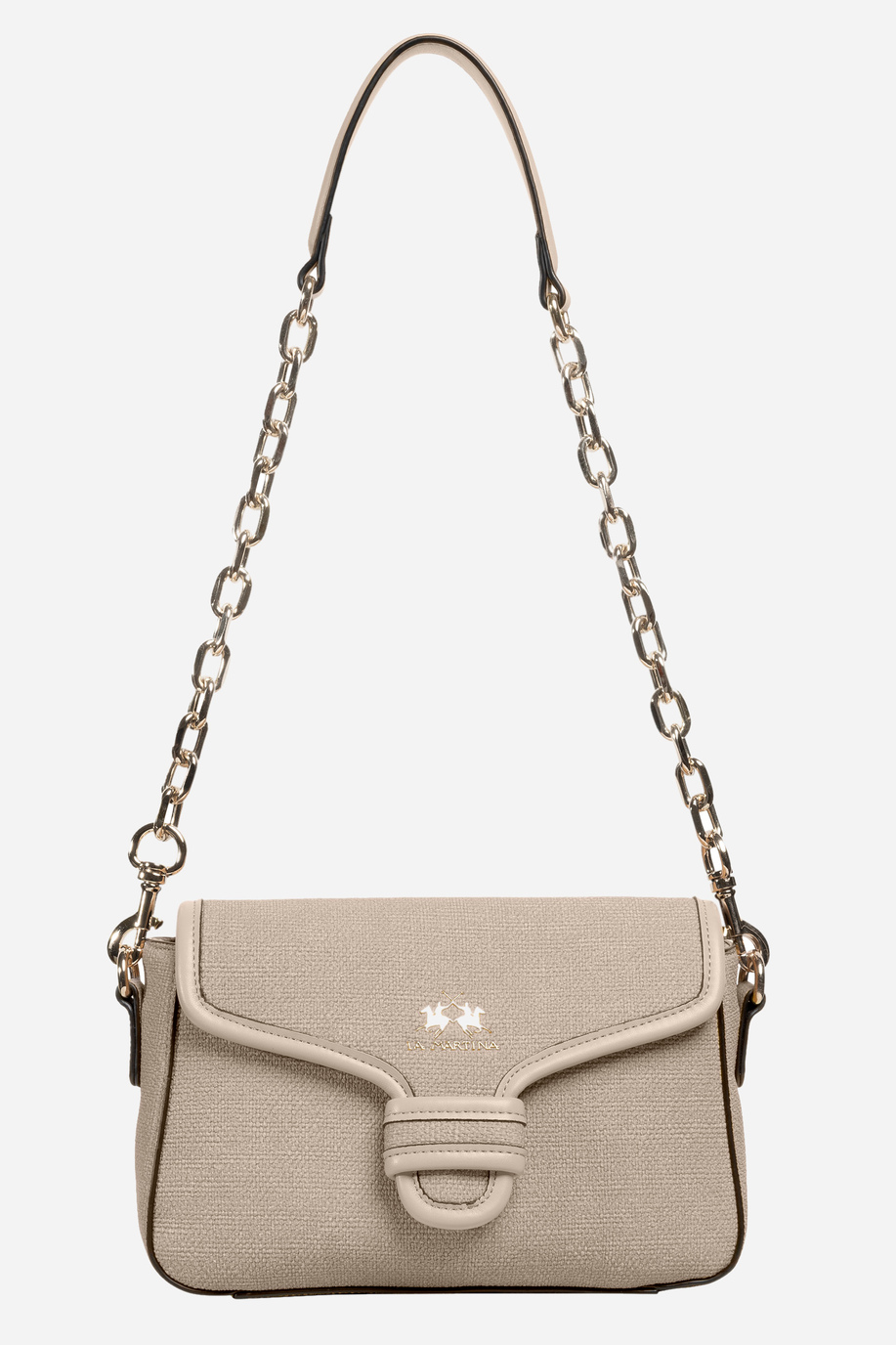 Damentasche aus einfarbig PU-Gewebe - Accessoires | La Martina - Official Online Shop