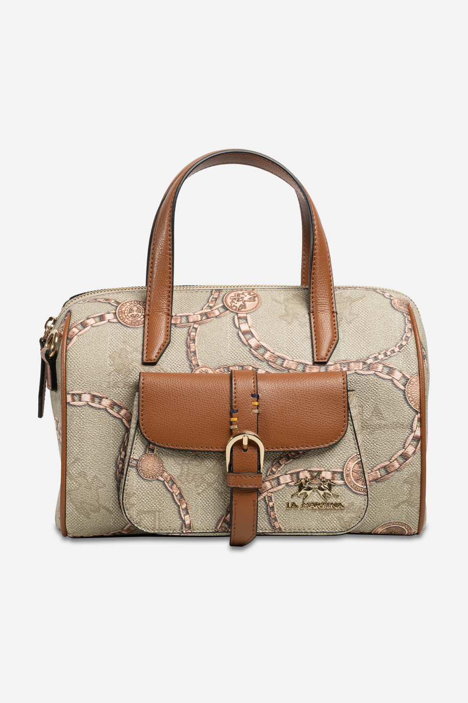 Damentasche aus PU-Gewebe und Leder - Accessoires | La Martina - Official Online Shop