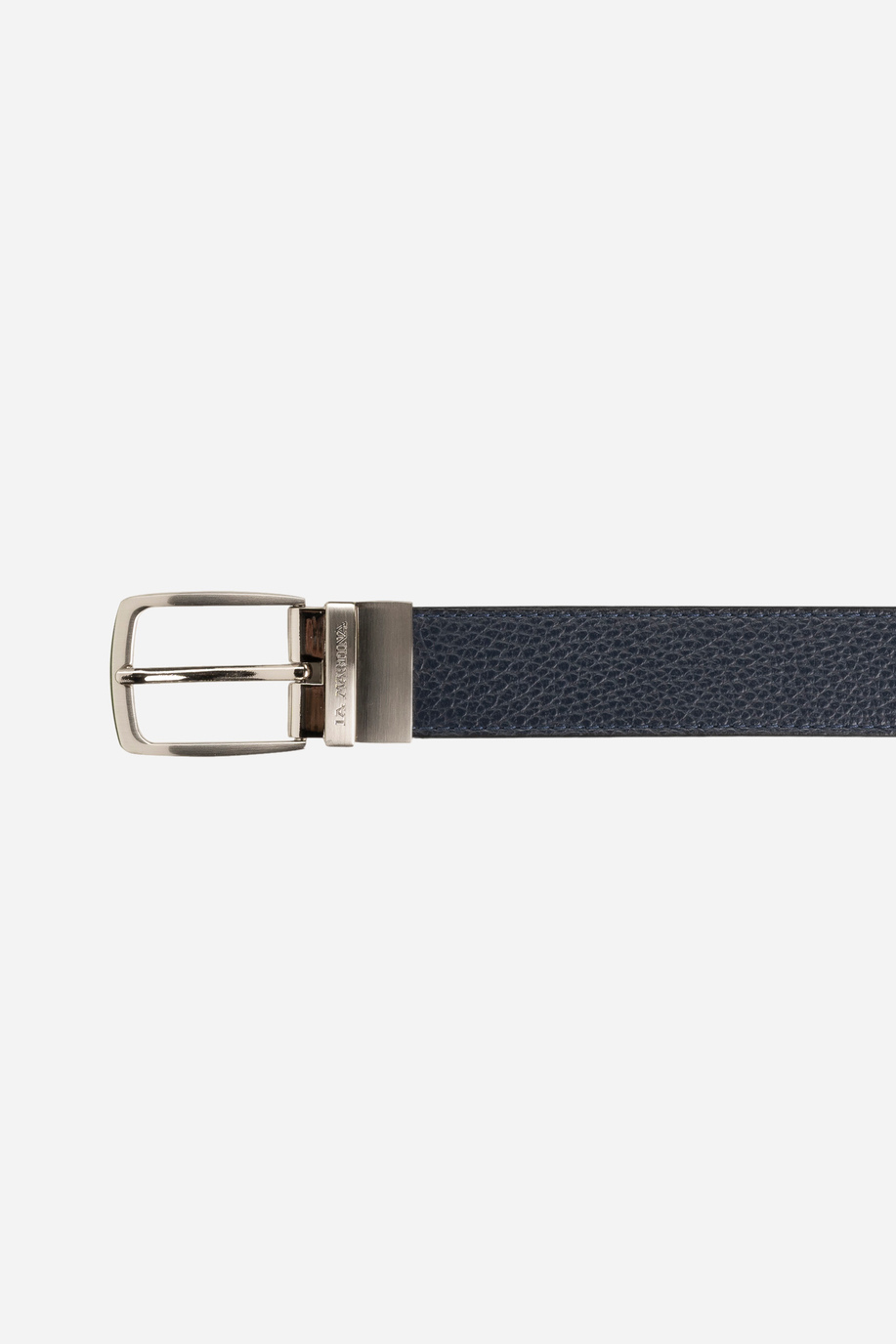 Navy blue men leather belt - Belts | La Martina - Official Online Shop