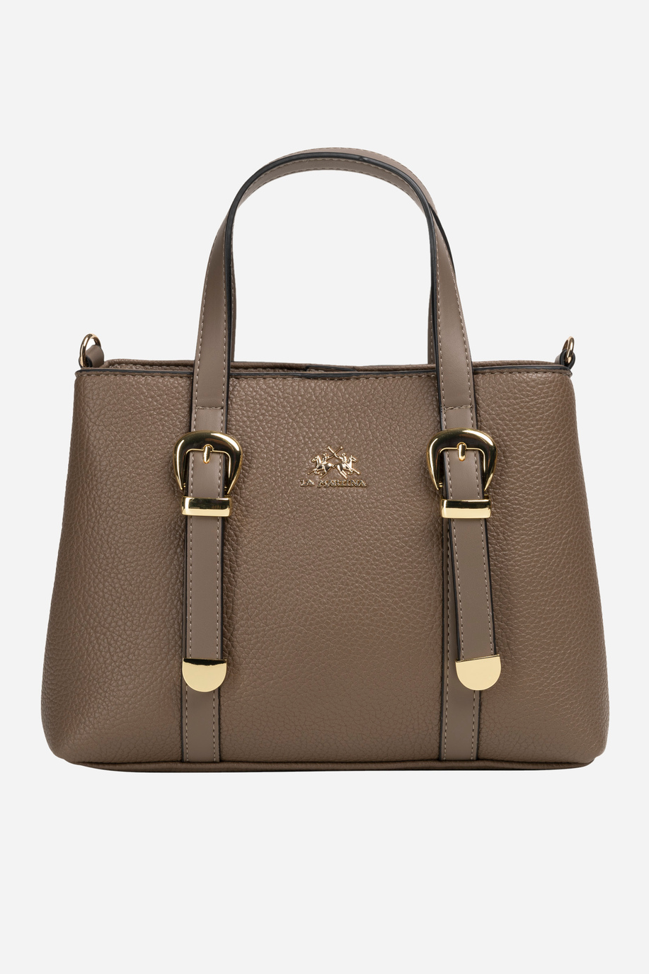 Handbag solid color fabric pu - Gracia - Gifts under €150 for her | La Martina - Official Online Shop