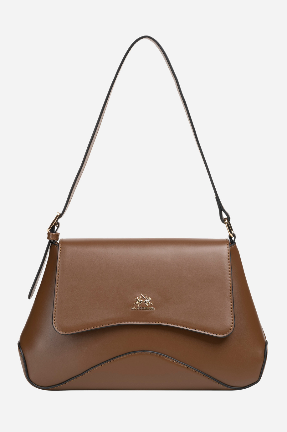 Shoulder bag trapeze Shape in pu fabric - Donatella - Women | La Martina - Official Online Shop