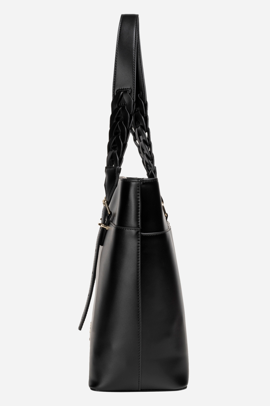 Unifarbene Einkaufstasche mit geflochtenen Griffen - Rafaela - Taschen | La Martina - Official Online Shop