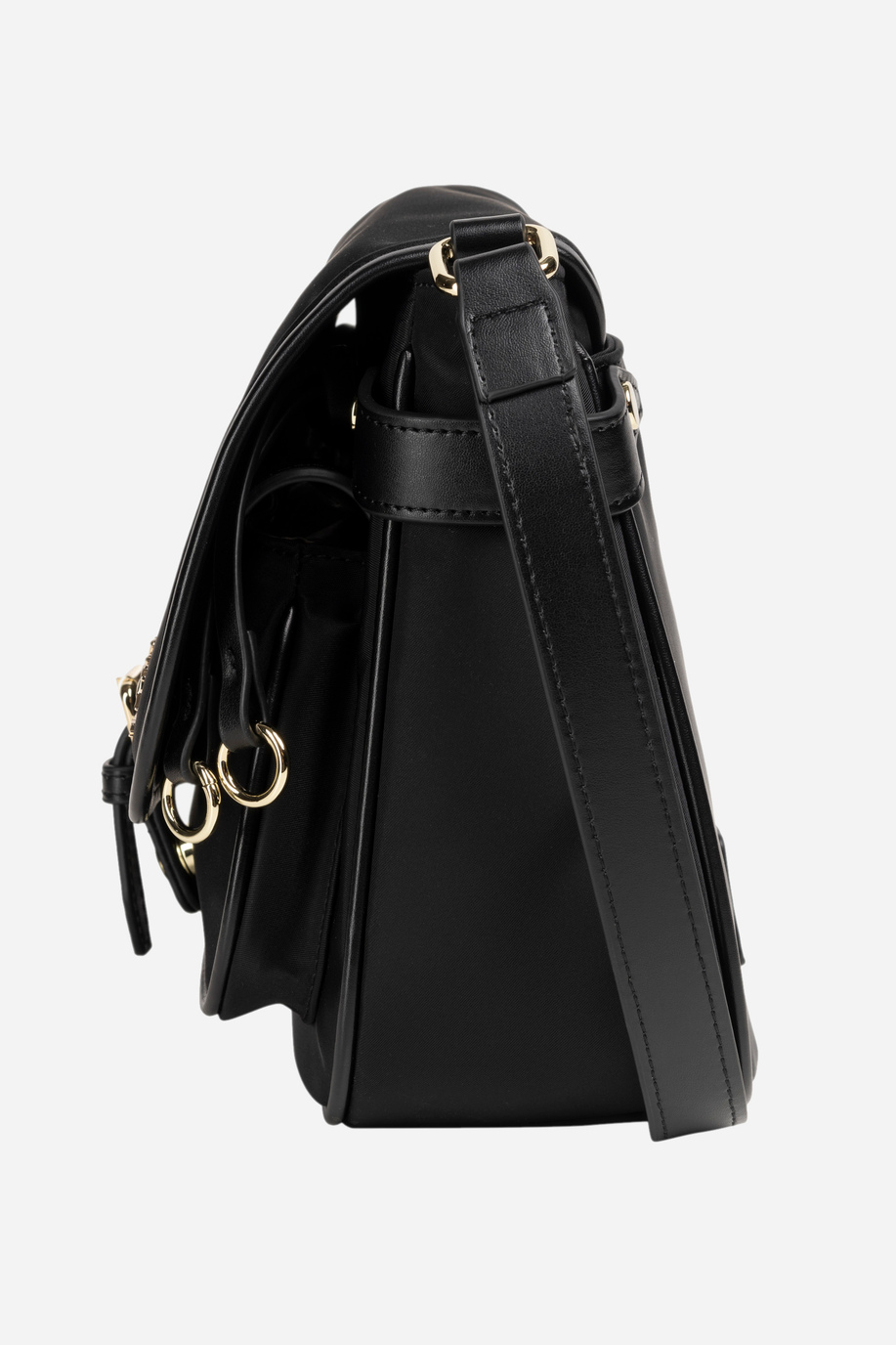 Nylon and leather crossbody bag - Heritage - Bags | La Martina - Official Online Shop