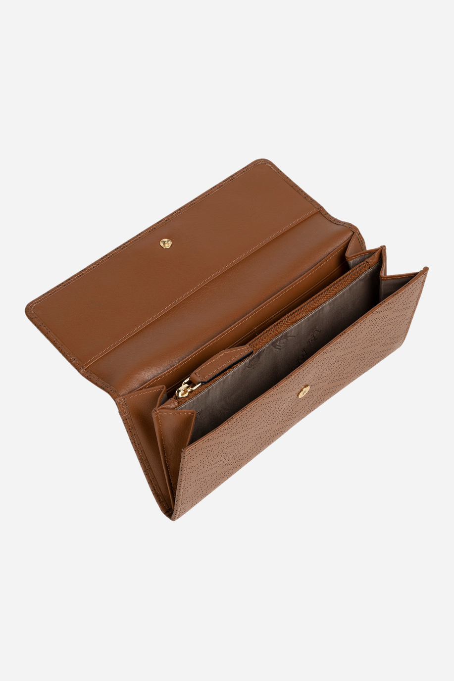 Women's wallet with automatic fastening in leather - Soledad - Small Leather Goods | La Martina - Official Online Shop
