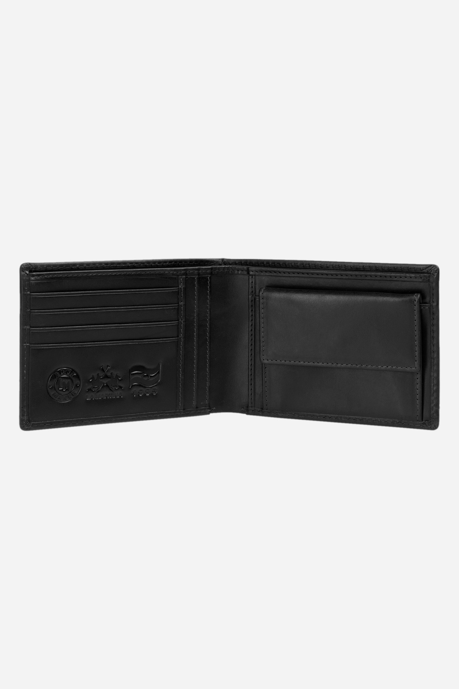 Billetera con monedero de cuero para hombre - Axel - Carteras y llaveros | La Martina - Official Online Shop