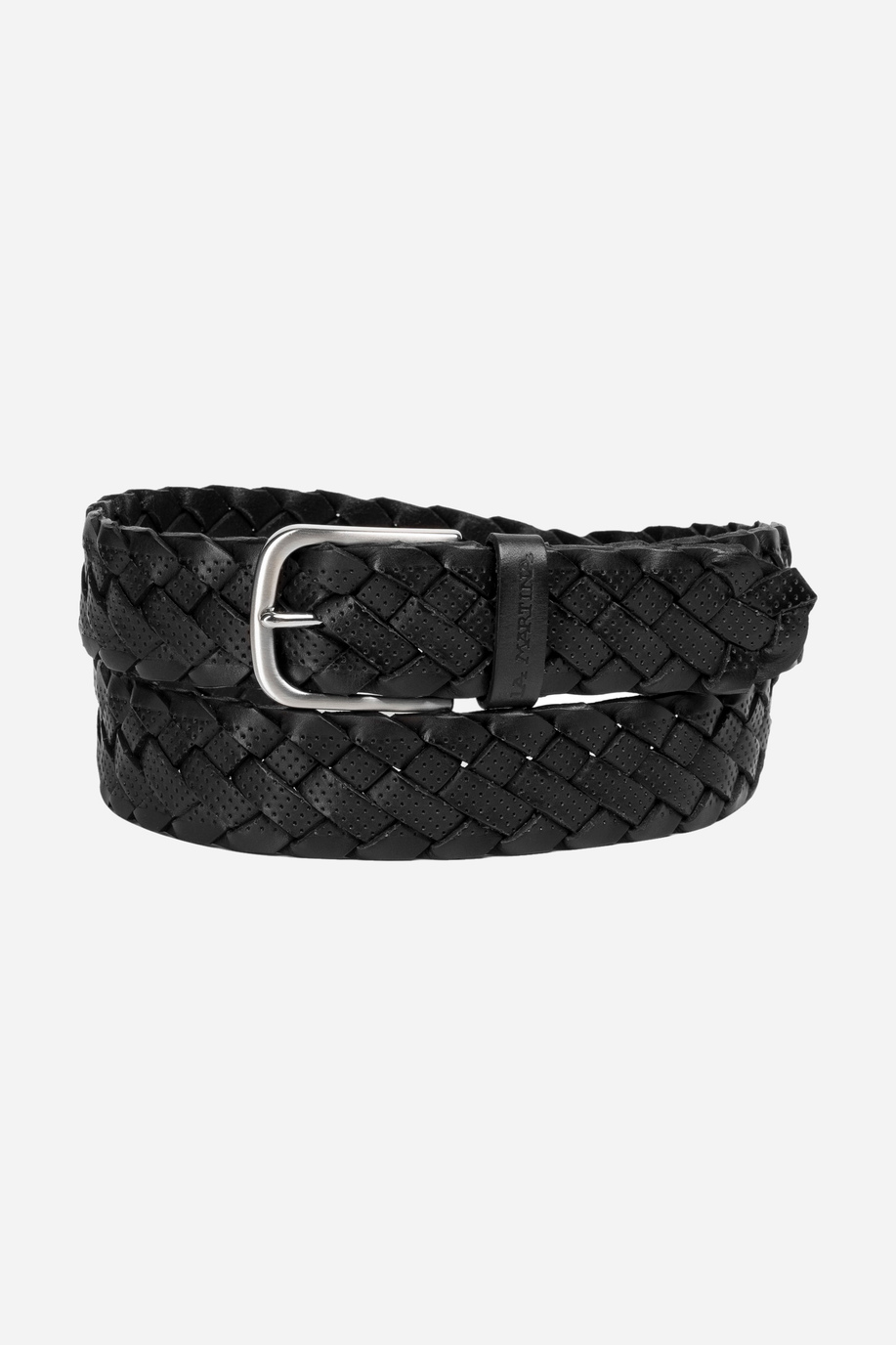 Men's belt in woven leather - Accessories | La Martina - Official Online Shop