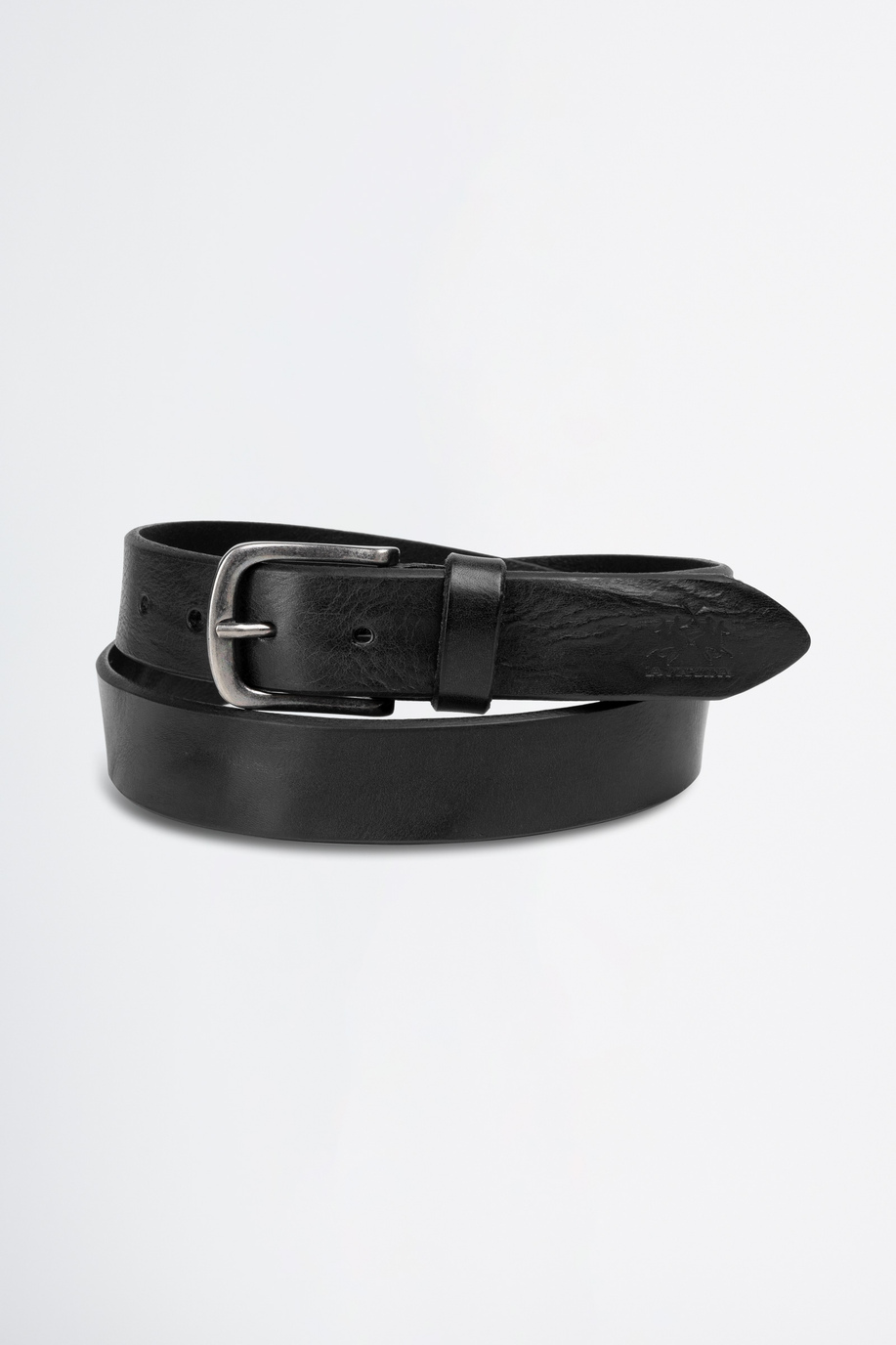 Belt in leather with buckle - Gifts under CHF 150 for him | La Martina - Official Online Shop