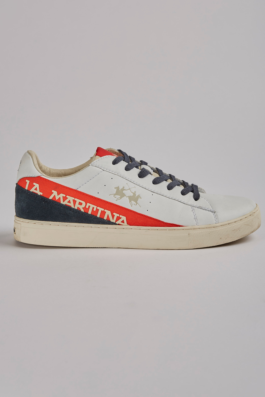 Sneaker in pelle scamosciata - Scarpe | La Martina - Official Online Shop