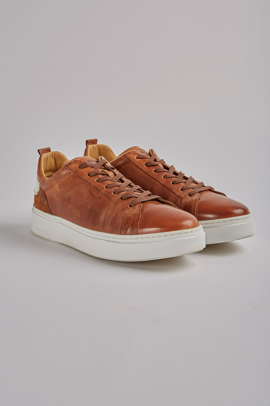Sneaker in ecopelle vegetale - no sale permanent | La Martina - Official Online Shop