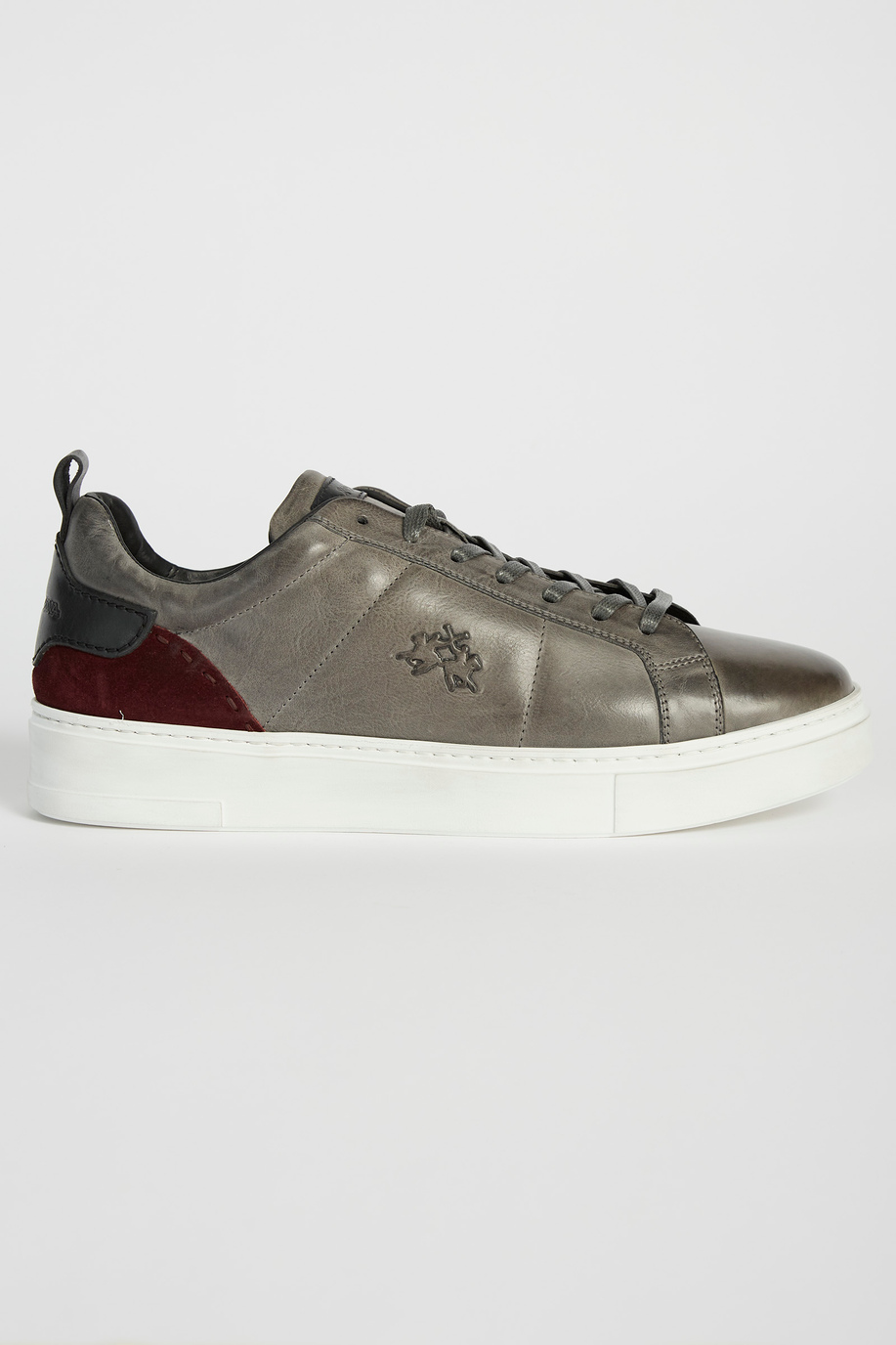 Suede leather trainers - Shoes | La Martina - Official Online Shop