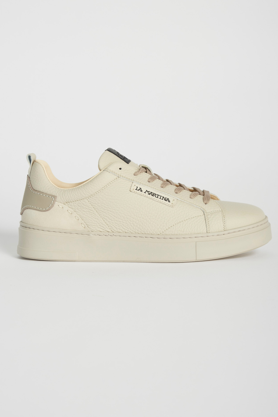 Sneaker aus Ledermischung - Schuhe | La Martina - Official Online Shop
